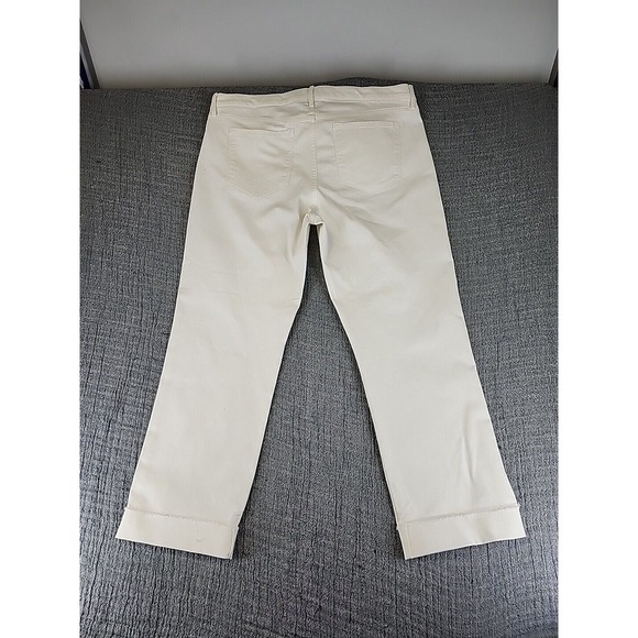 Banana Republic Girlfriend Jean Womens 33 White High Rise Skinny Denim Casual - Picture 7 of 11